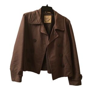 Old Navy Gray Pea Coat L